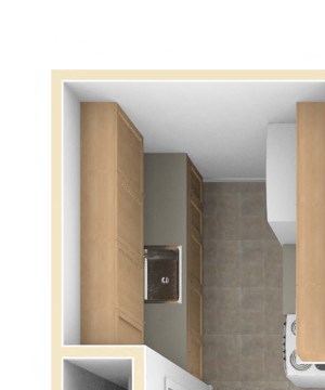 One Bedroom Floor Plan One Bedroom Floor Plan at Brookside Apartments, Michigan, 49037